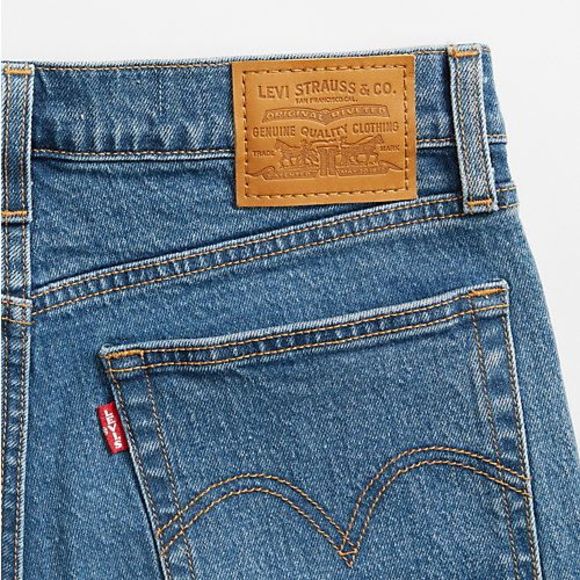 Wedgie Straight Fit Women's Jeans - Jazz Jive Sound - Blue - Picture 4 of 6